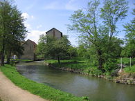 Le Quatelbach et l'ancien moulin  Battenheim